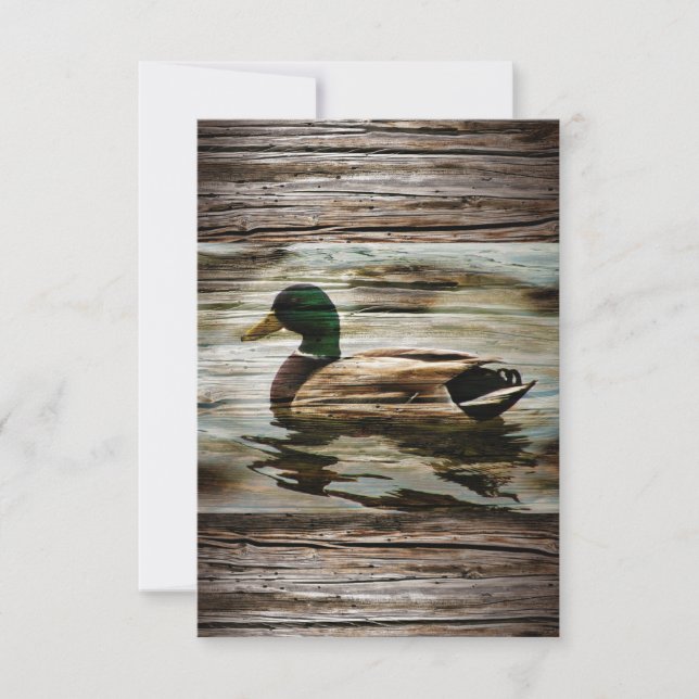 Mallard Duck Save The Date (Front)