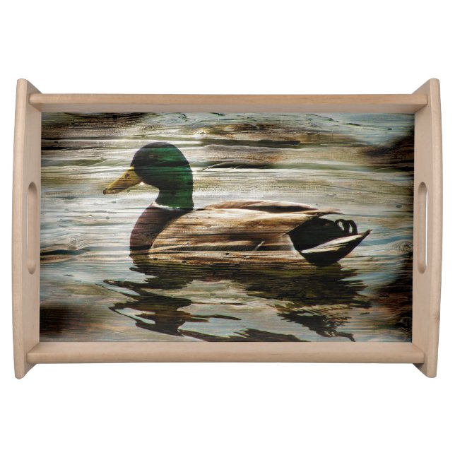 Mallard Duck Serving Tray (Front)