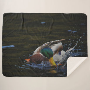 MALLARD DUCK SHERPA BLANKET