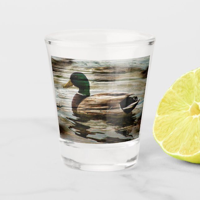 Mallard Duck Shot Glass (Front)