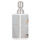 Mallard duck soap dispenser and toothbrush holder (Back)