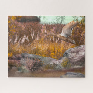 Mallard Duck THE LAKE IS LIFE Jigsaw Puzzle