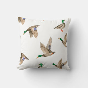 Mallard Duck throw Pillow
