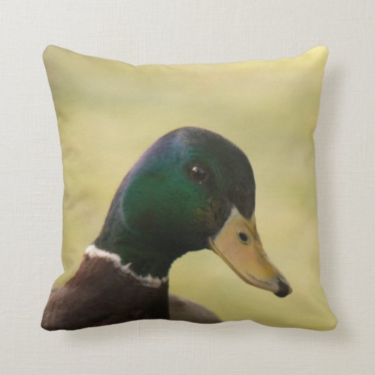 mallard plush pillow