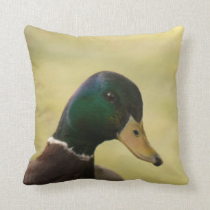 Mallard Duck Throw Pillow