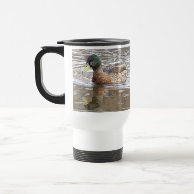 Mallard Duck Travel Mug (Left)