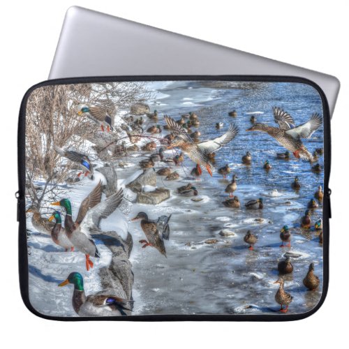 Mallard Duck Wildlife Photo for Bird_lovers Laptop Sleeve