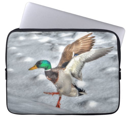 Mallard Duck Wildlife Photo for Bird_lovers Laptop Sleeve