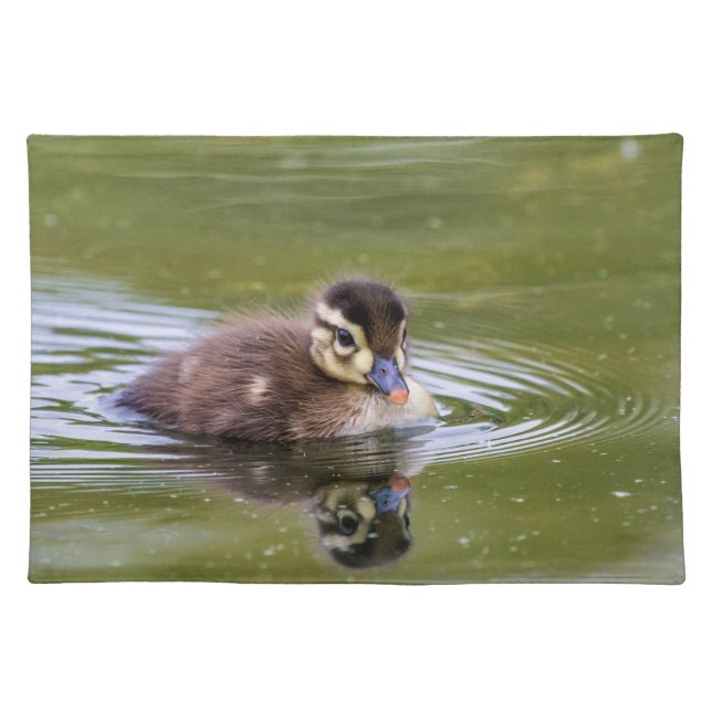 Mallard Duckling Cloth Placemat (Front)