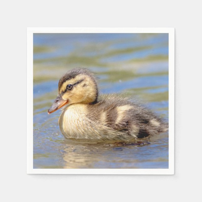 Mallard Duckling Napkins (Front)