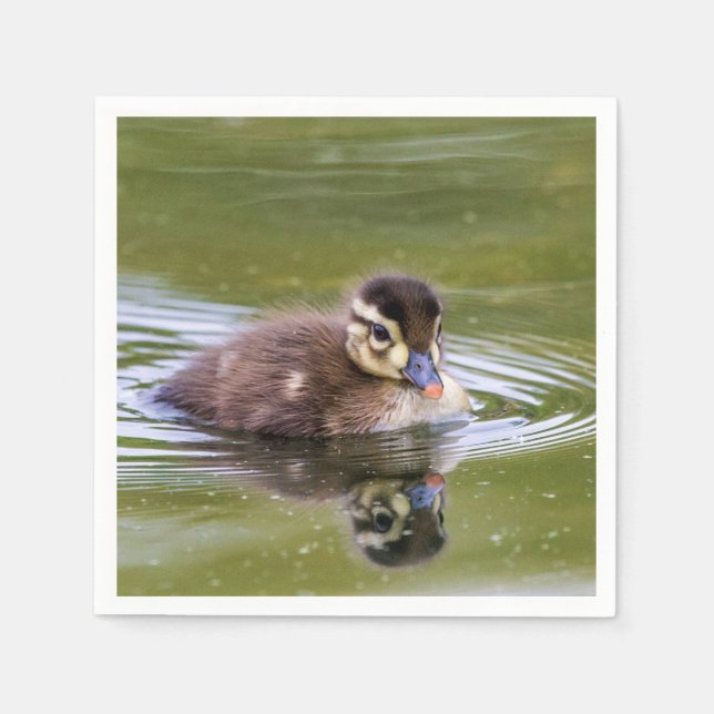 Mallard Duckling Napkins (Front)