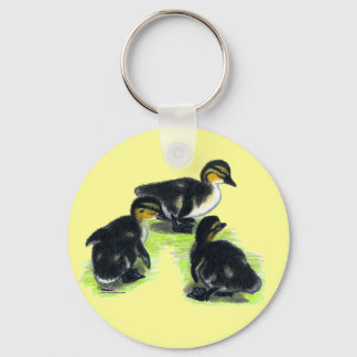 Mallard Ducklings Keychain