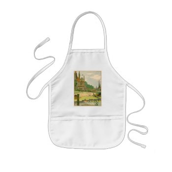 Mallard Ducklings Swimming In The River Kids' Apron by kidslife at Zazzle