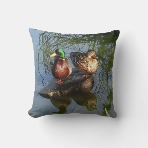 Mallard Ducks 2 Pillow