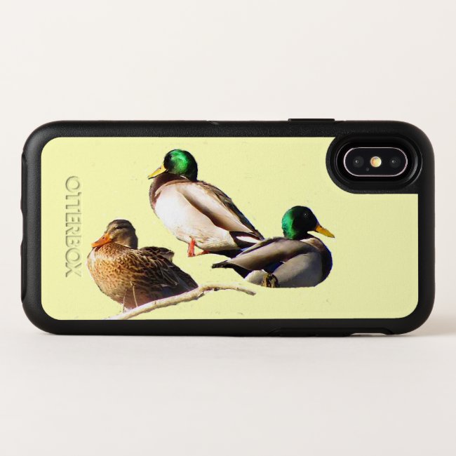 Mallard Ducks Animal OtterBox iPhone X Case