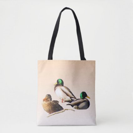 Mallard Ducks Bird Animal Tote Bag