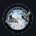 Mallard ducks dart board<br><div class="desc">Ducks in flight</div>