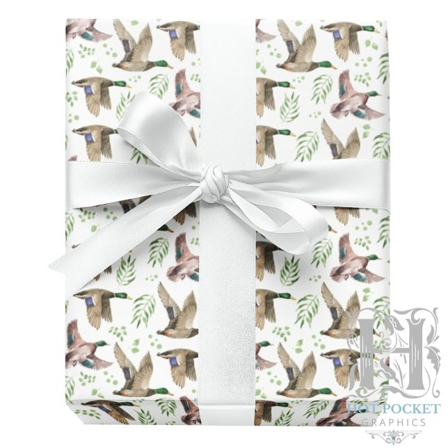 Mallard Ducks Gift Wrapping Paper (Creator Uploaded)
