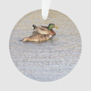 Mallard Ducks Photo Ornament