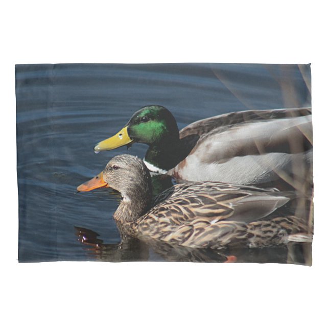 Mallard ducks pillowcase (Front)