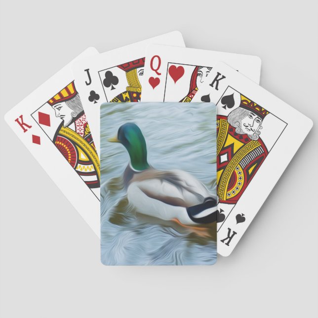 Mallard Ducks Poker Cards (Back)