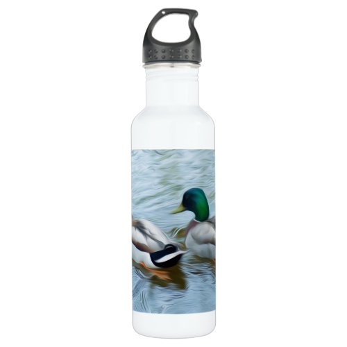 Mallard Ducks Water Bottle