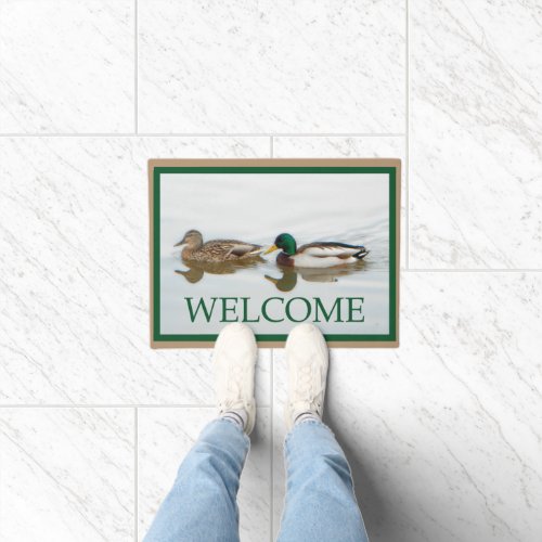 Mallard Ducks _ Welcome Doormat