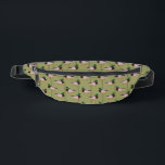 Mallard Ducks with Olive Green Stripes Fanny Pack<br><div class="desc">Add some style to any outfit with this patterned fanny pack. It features realistic style illustrations of mallard ducks set against an olive green background with a simple stripes pattern.</div>
