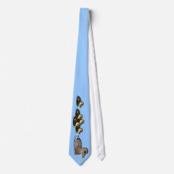Mallard & five ducklings Tie