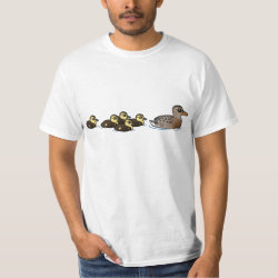 Mallard & five ducklings Men's Crew Value T-Shirt