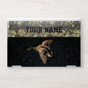 Mallard Hunting Camo Pattern Name Men Sports Hobby HP Laptop Skin
