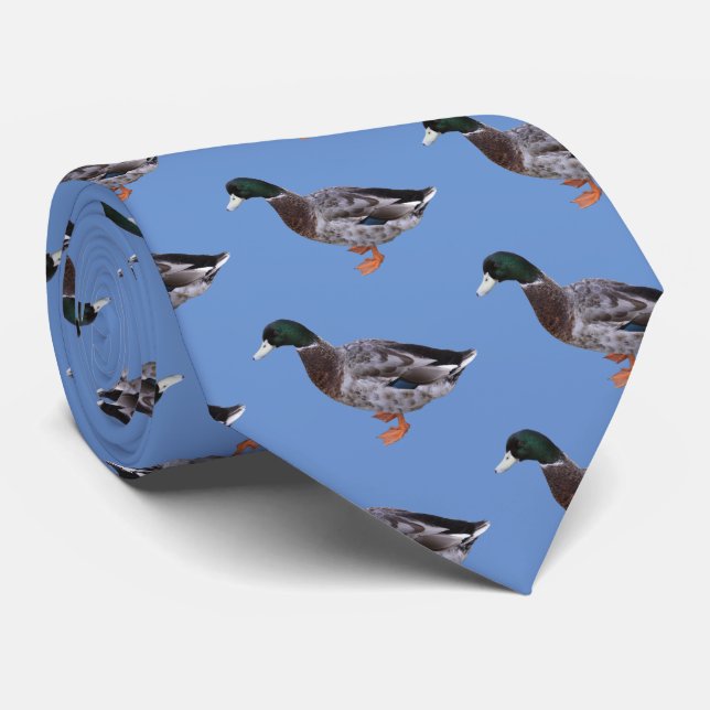 Mallard Neck Tie (Rolled)