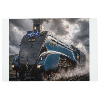 Mallard No. 4468 – Father's Day Steam Locomotive A Metal Print