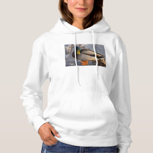 Mallard On Ice Sweatshirt Hoodie