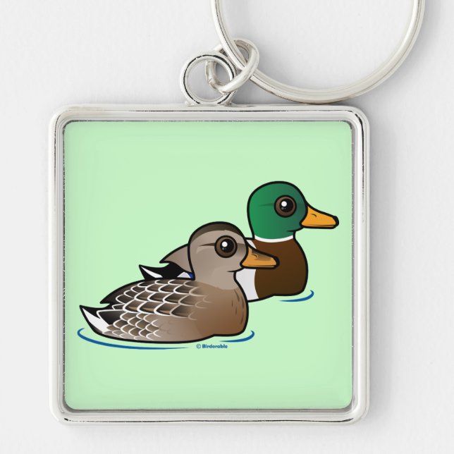 Mallard Pair Keychain (Front)