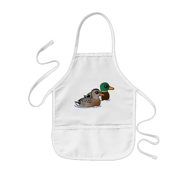 Mallard Pair Kids' Apron (Front)