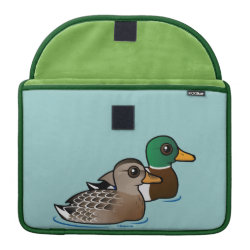Cute Mallard Pair Rickshaw Macbook Pro 13