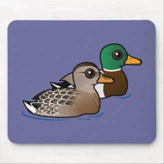 Cute Mallard Pair Mousepad