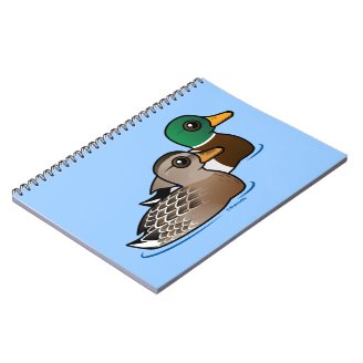 Cute Mallard Pair Photo Notebook (6.5