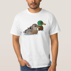 Cute Mallard Pair Men's Crew Value T-Shirt