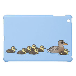Mallard & seven ducklings Case Savvy iPad Mini Finish Case