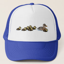 Mallard & seven ducklings Trucker Hat