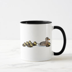 Mallard & six ducklings Combo Mug