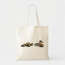 Mallard & six ducklings Budget Tote