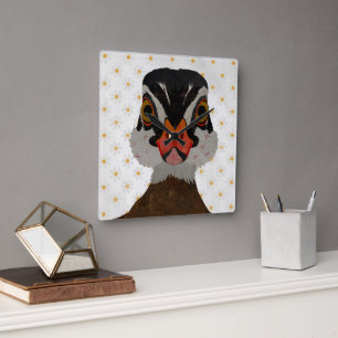 MALLARD SQUARE WALL CLOCK