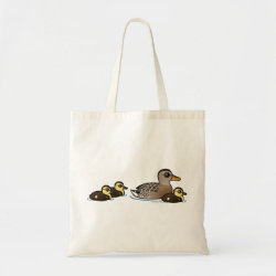 Mallard & three ducklings Budget Tote
