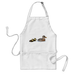 Mallard & two ducklings Apron