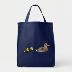 Mallard & two ducklings Grocery Tote