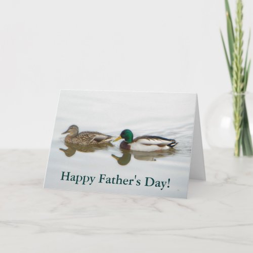 Mallards Fathers Day Card