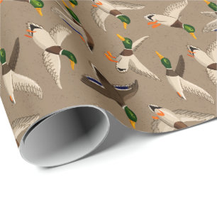 Mallards Gift Wrap Kraft